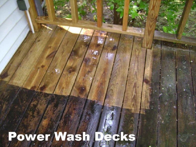 Power Wash Decks